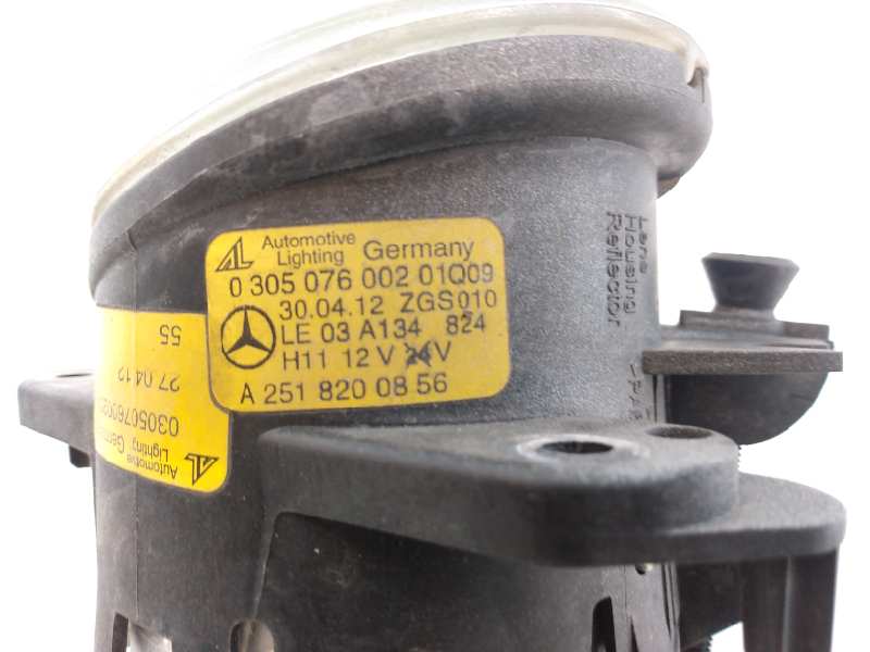 MERCEDES-BENZ M-Class W164 (2005-2011) Priekinis dešinys priešrūkinis žibintas 030507600201Q09, A2518200856, E1-A2-51-1 18657109