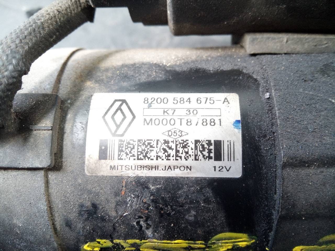 NISSAN Qashqai 1 generation (2007-2014) Starter Motor 8200584675A, M000T87881, P3-A7-29-3 24094085