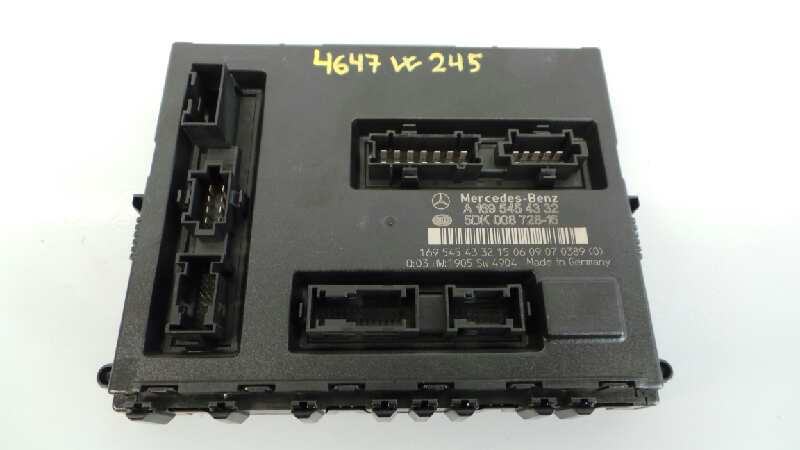 CHEVROLET B-Class W245 (2005-2011) Other Control Units A1695454332, 5DK00872816, A1695454332 18387629