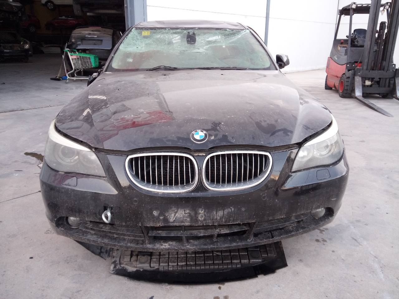 BMW 5 Series E60/E61 (2003-2010) Priekšējā stikla tīrītāja mehānisms 404822,698747501,E1-A3-52-2 20960066