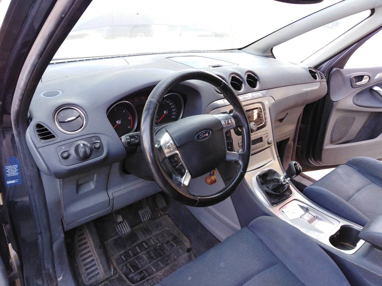 FORD S-Max 1 generation (2006-2015) Priekšējā stikla tīrītāja mehānisms 6M2117508BD 21827028