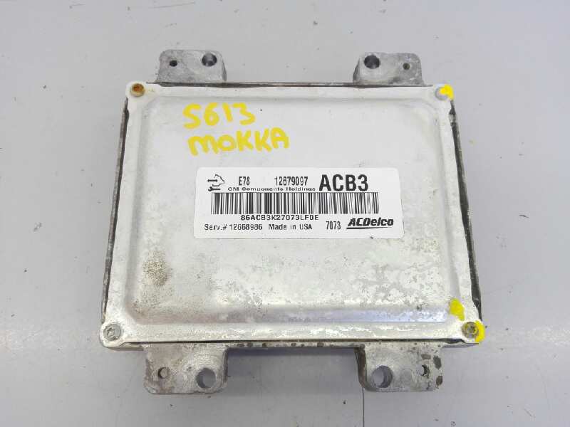 OPEL Mokka 1 generation (2012-2015) Блок управления двигателем E3-A5-18-4, 12679097, 12668986 18422967