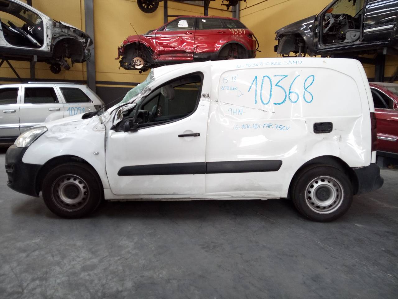 CITROËN Berlingo 2 generation (2008-2023) Полуось передняя правая 9660782880,P1-A6-26 21797905