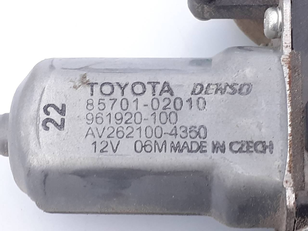 TOYOTA Auris 1 generation (2006-2012) Стеклоподъемник передней правой двери 8570102010,E2-B4-20-2 24034414