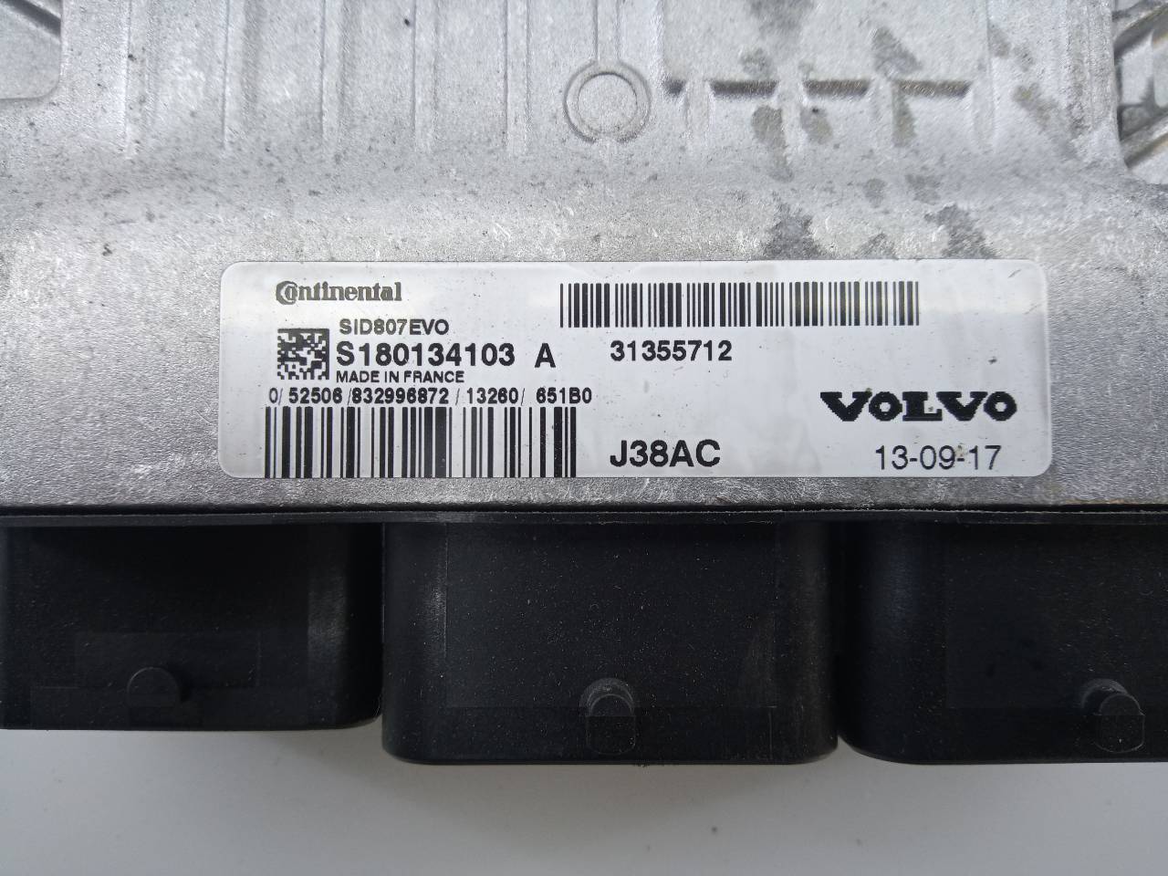 VOLVO V40 2 generation (2012-2020) Calculateur d'unité de commande du moteur S180134103A,E3-B5-3-3 20961233