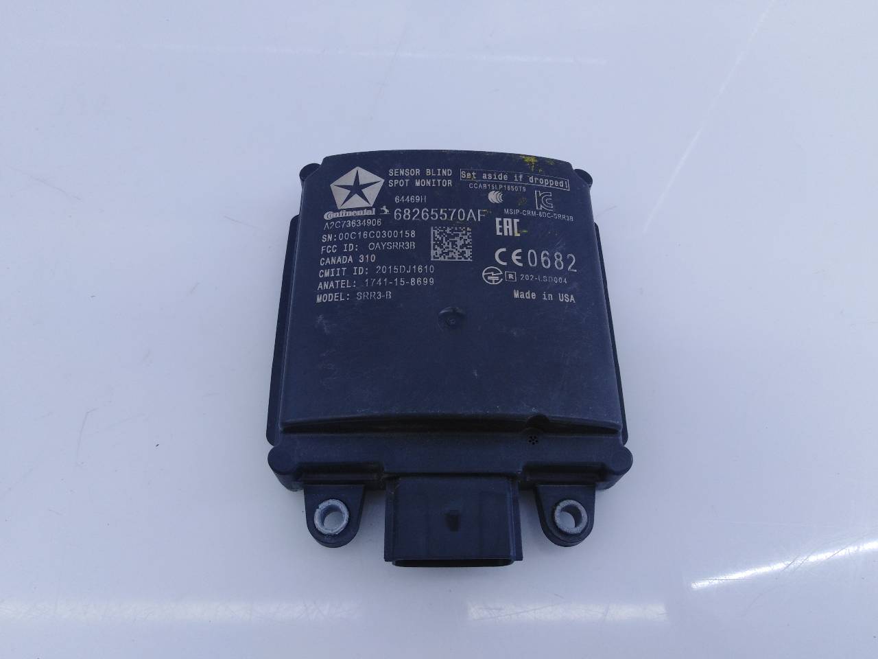 JEEP Grand Cherokee 4 generation (WK) (2004-2024) Other Control Units 68265570AF, E3-B6-24-5 18711022