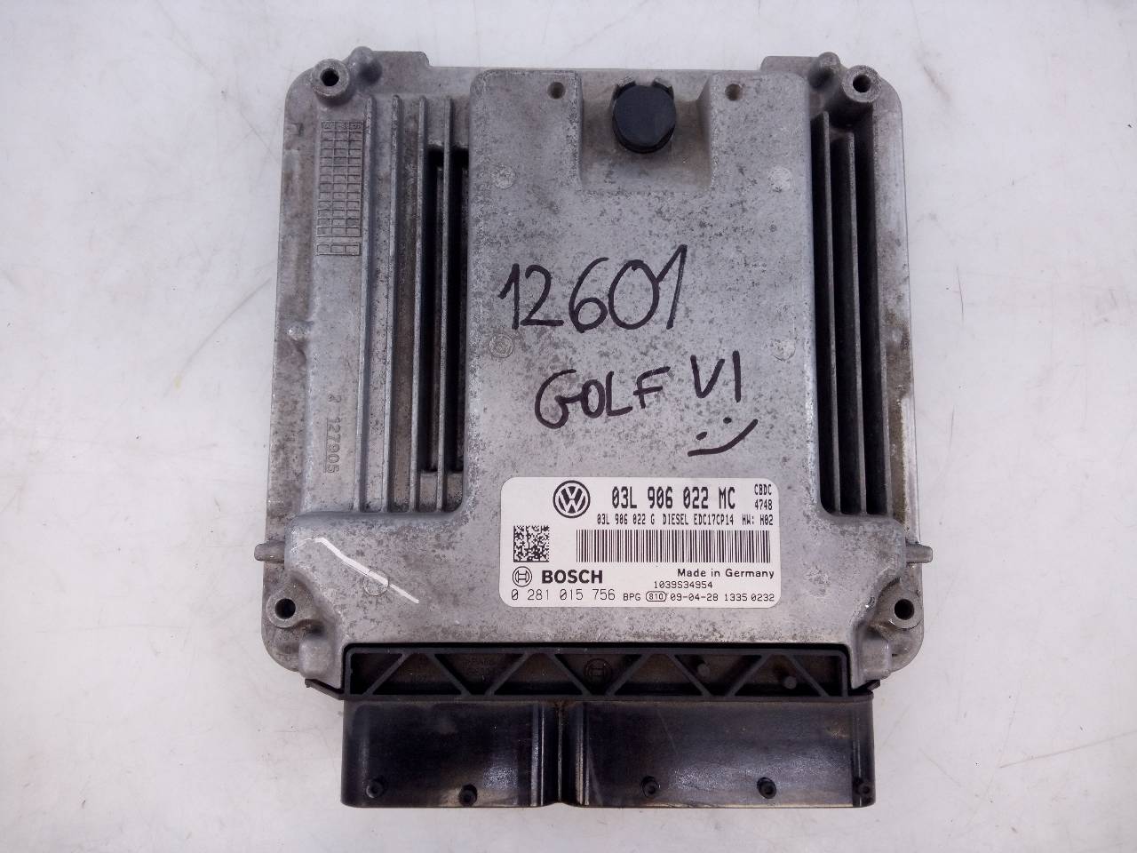 VOLKSWAGEN Golf Plus 2 generation (2009-2014) Motorkontrolenhed ECU 03L906022MC,0281015756 26368429