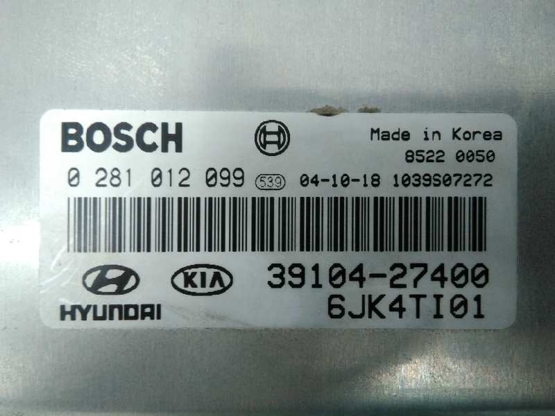 KIA Sportage 2 generation (2004-2010) Engine Control Unit ECU 3910427400,0281012099,E3-A3-23-4 18501895