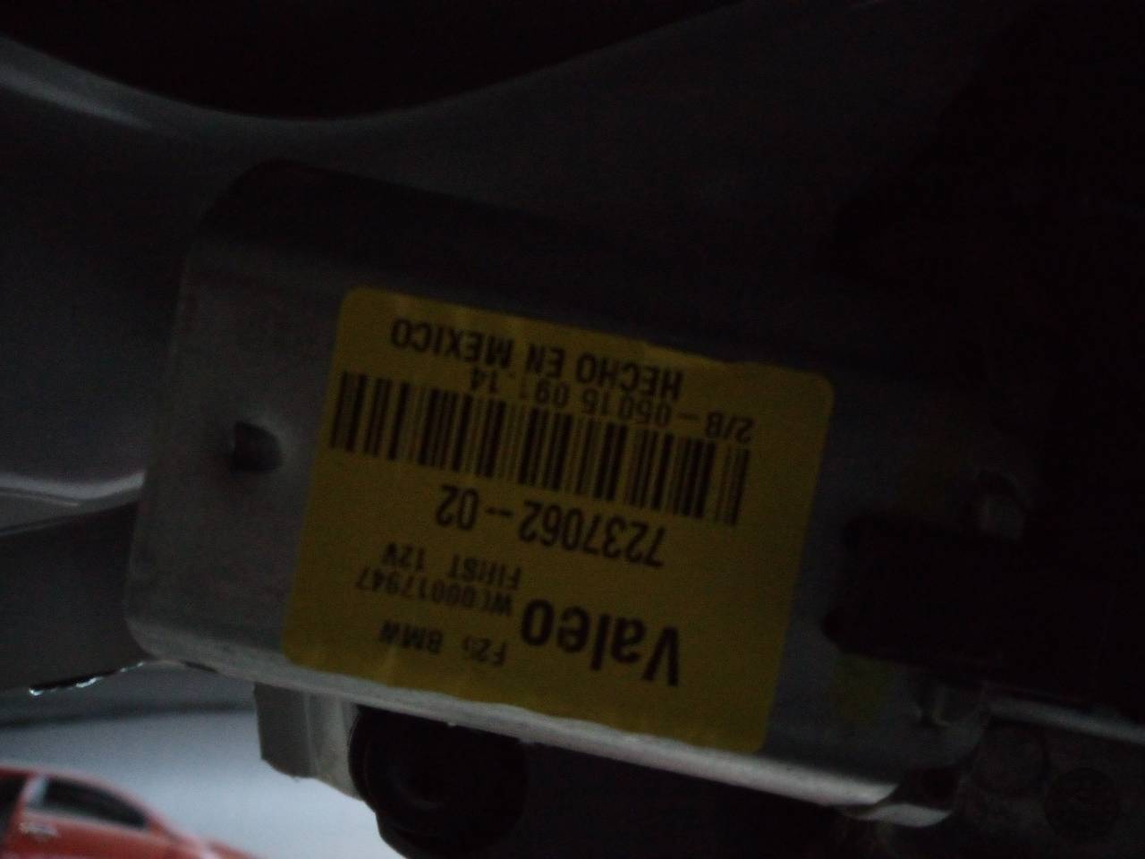 BMW X4 F26 (2014-2018) Galinio dangčio (bagažinės) valytuvo varikliukas 723706202 21794602