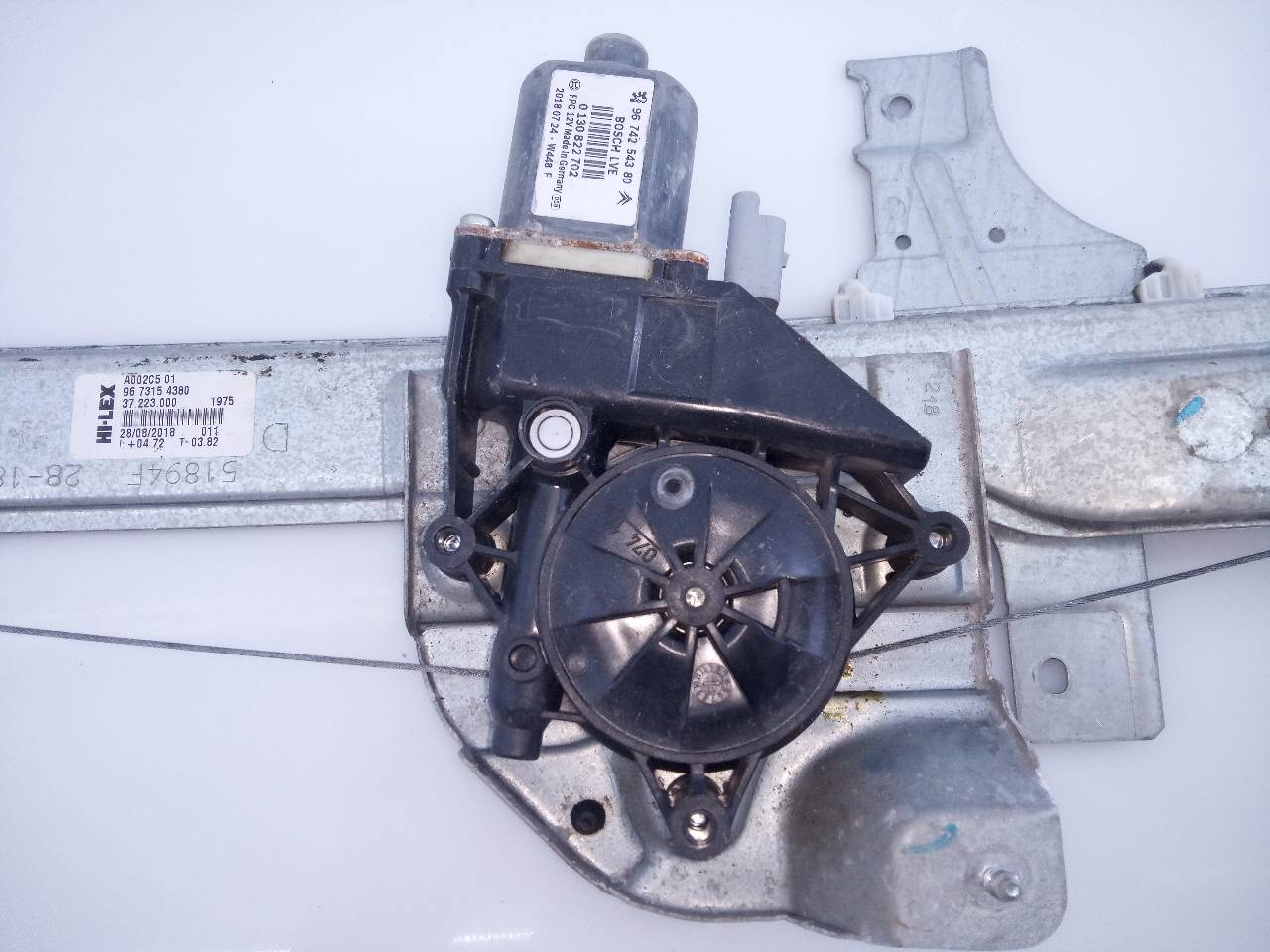 PEUGEOT 208 Peugeot 208 (2012-2015) Ridicător de geam ușă dreapta față 9674254380, 9673154380, E1-A4-5-1 21793373