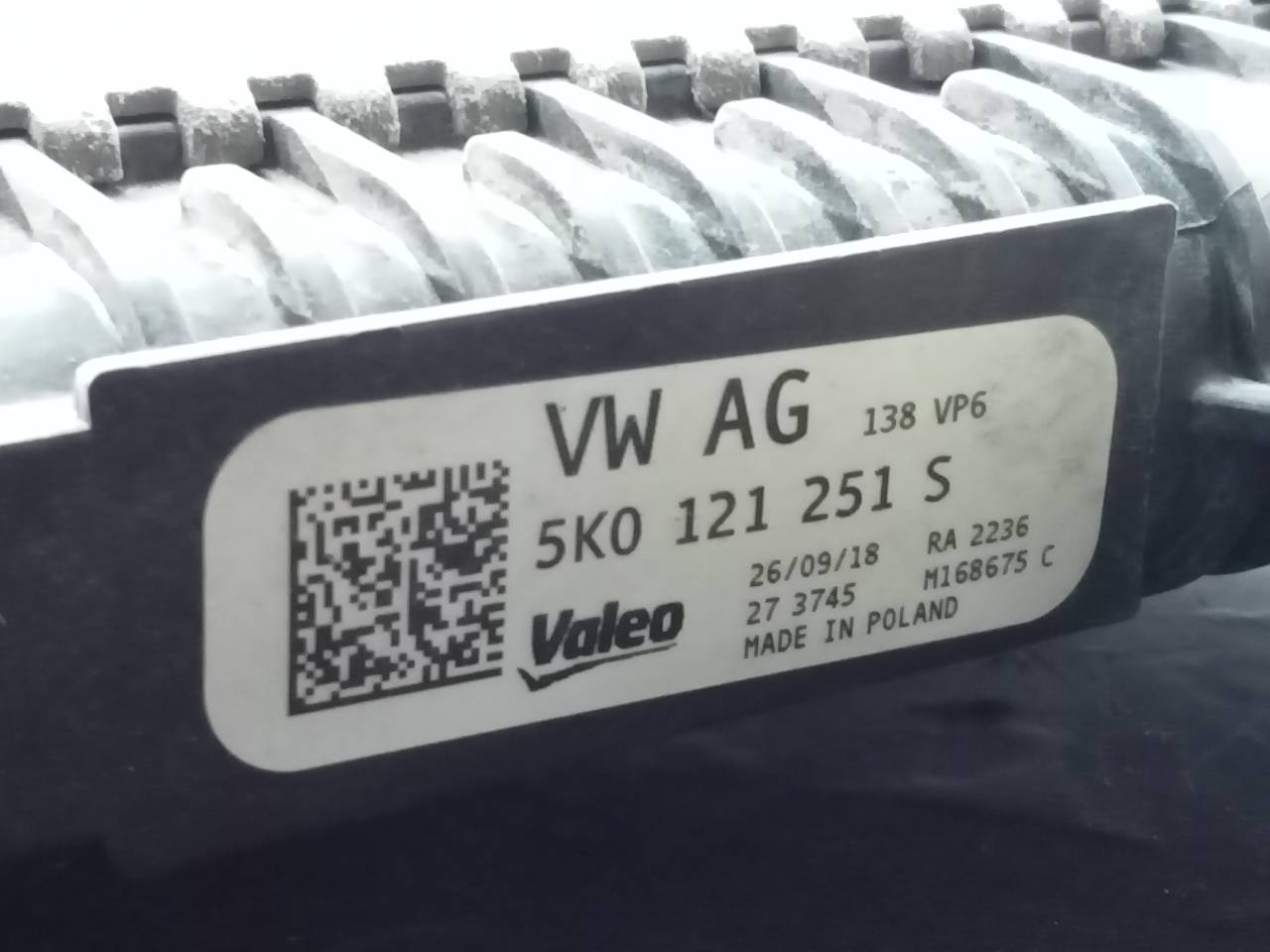 VOLKSWAGEN Caddy 4 generation (2015-2020) Air Con radiator 5K0121251S, P2-B6-6 23301113
