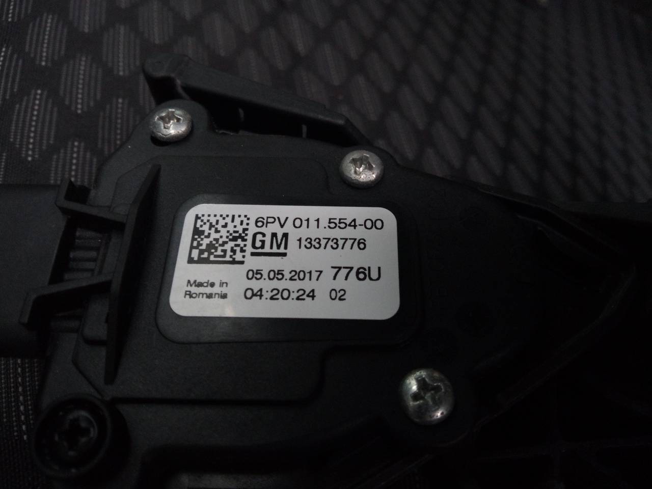 OPEL Astra K (2015-2021) Throttle Pedal 13373776, 6PV01155400 21830877