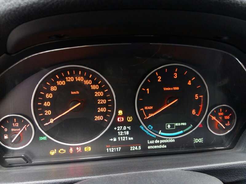 BMW 3 Series F30/F31 (2011-2020) Ремень безопасности задний правый 72117259389,E1-A3-51-2 25825251