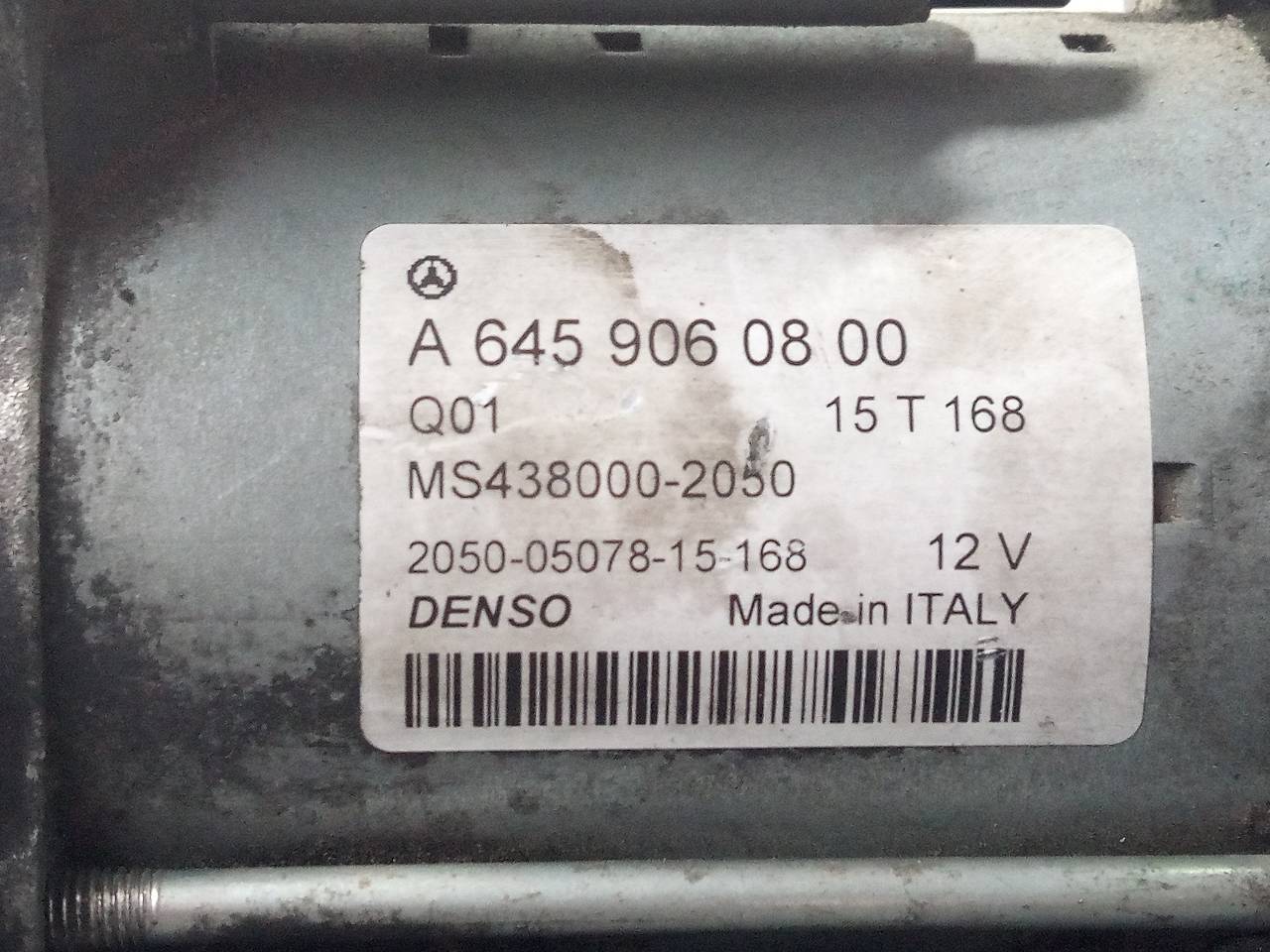 MERCEDES-BENZ A-Class W176 (2012-2018) Стартер A6459060800, P3-B7-7-3 21821298