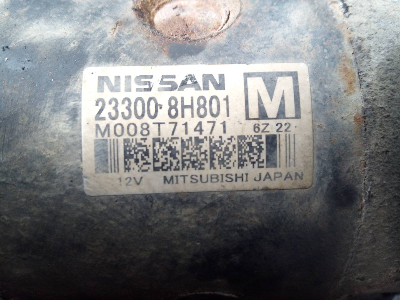 NISSAN X-Trail T30 (2001-2007) Starter Motor 233008H801, M008T71471, P3-B7-12-1 20964628