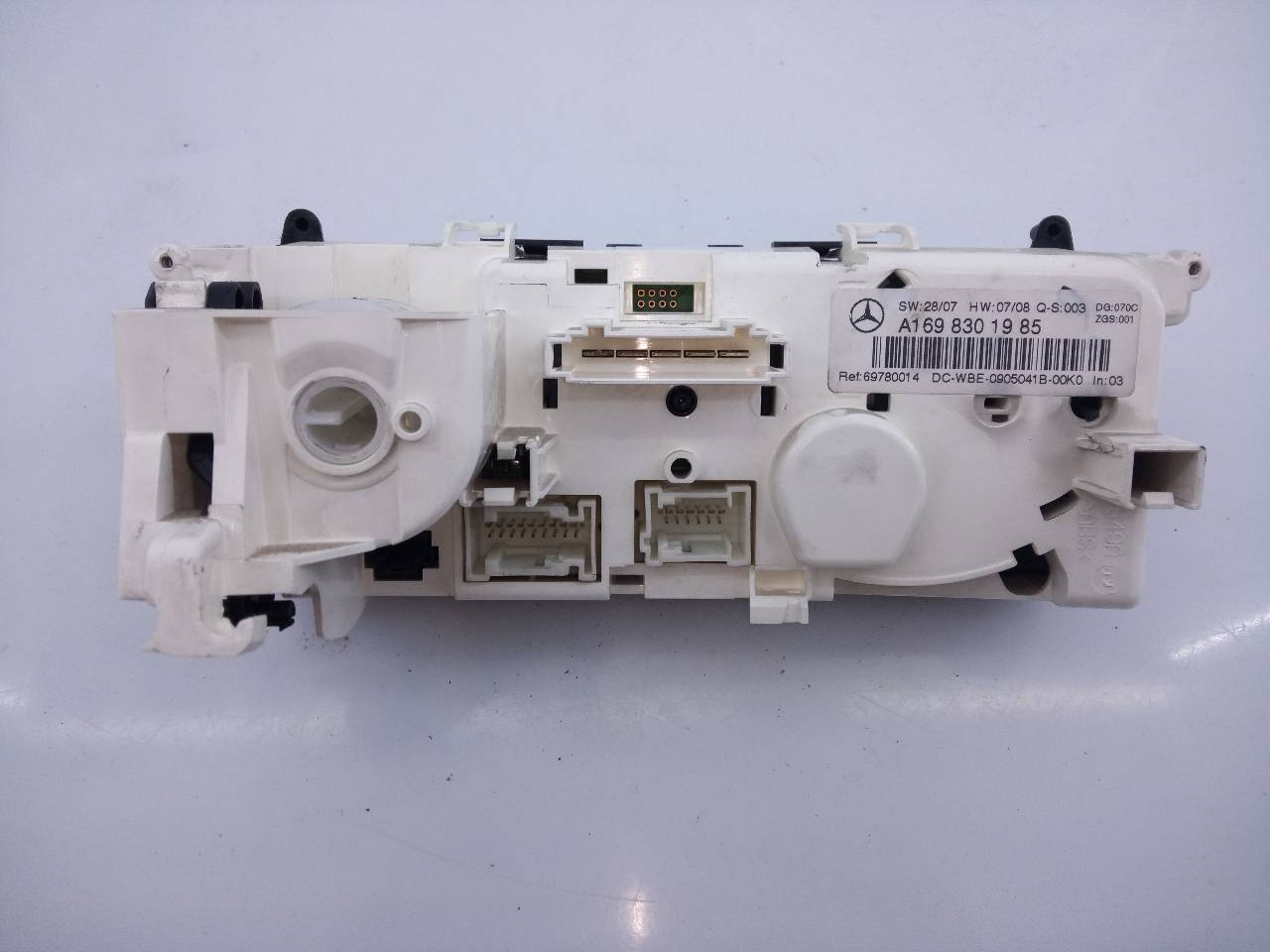 MERCEDES-BENZ A-Class W169 (2004-2012) Climate  Control Unit A1698301985,69780014,E3-A1-3-3 18610712