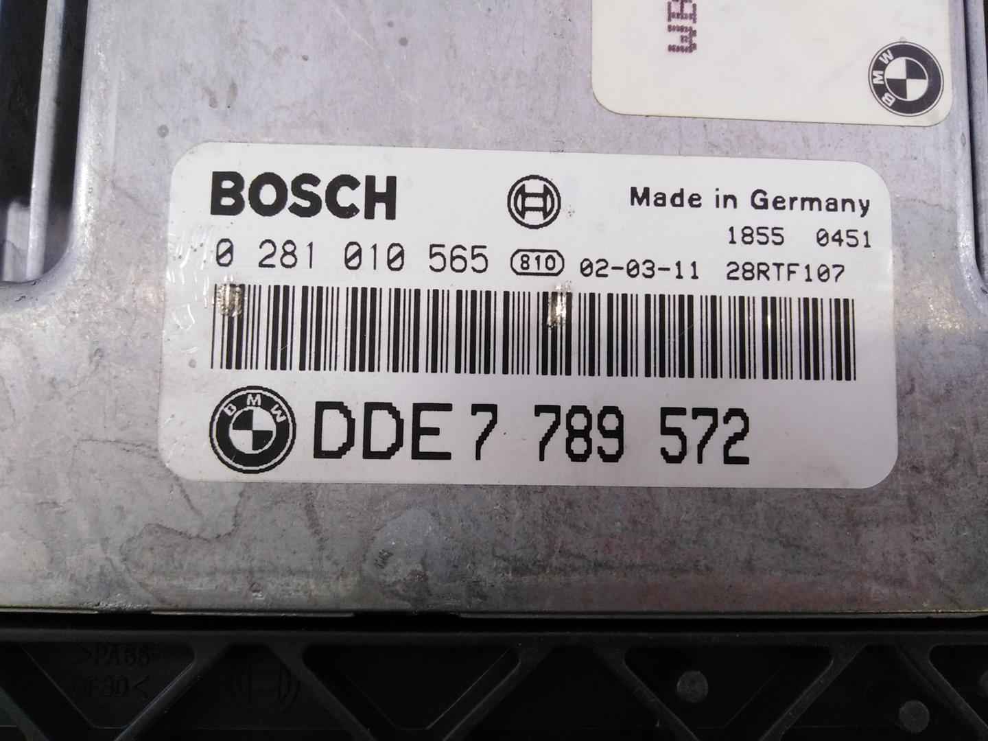 RENAULT 3 Series E46 (1997-2006) Moottorin ohjausyksikkö ECU 0281010565,DDE7789572,E3-A2-23-4 18690403