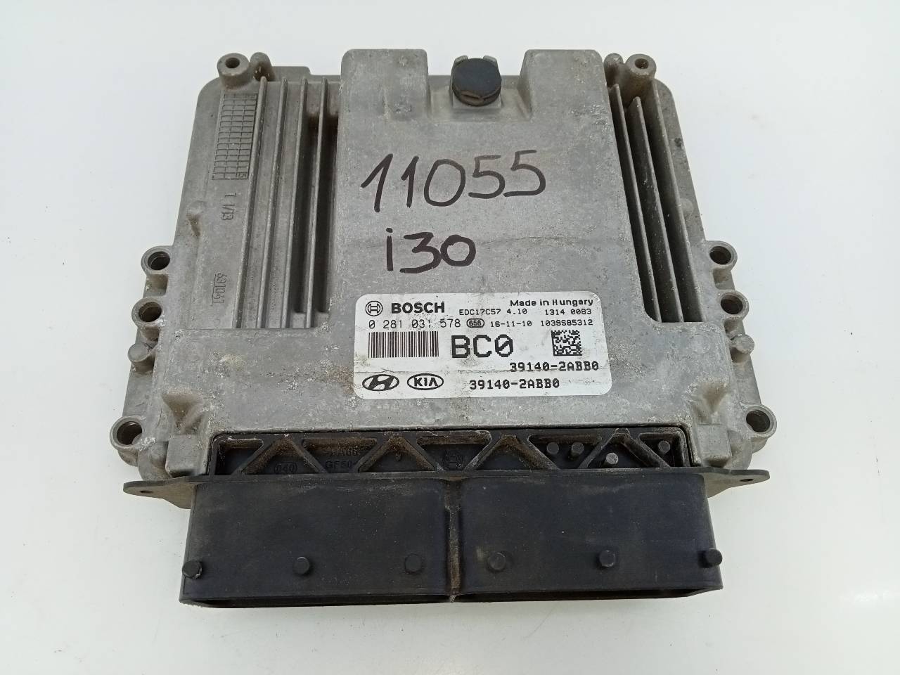 HYUNDAI i30 GD (2 generation) (2012-2017) Engine Control Unit ECU 391402ABB0, 0281031578, E3-A3-45-1 21116046