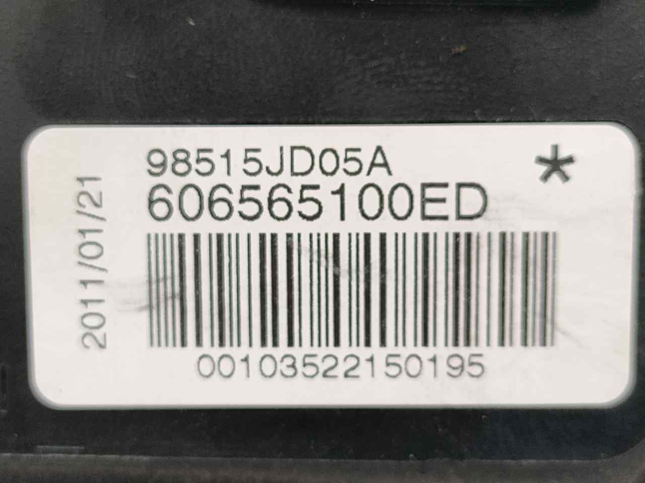 NISSAN Qashqai 1 generation (2007-2014) kita_detale 98515JD05A, E2-A4-54-2, 606565100ED 18763152