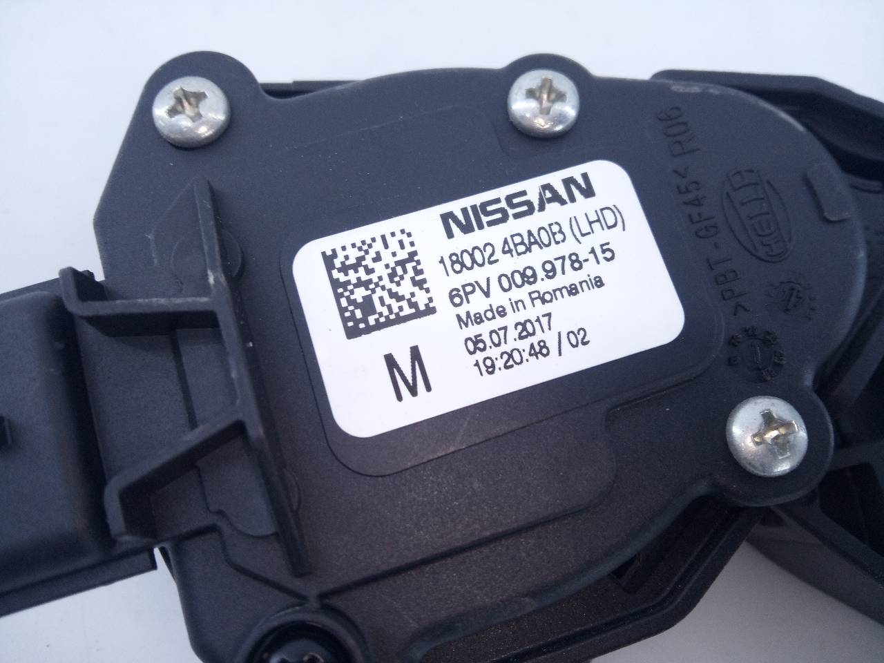 NISSAN Qashqai 2 generation (2013-2023) Gaspedal 180024BAOB,6PV00997815,E3-B4-21-1 21622465