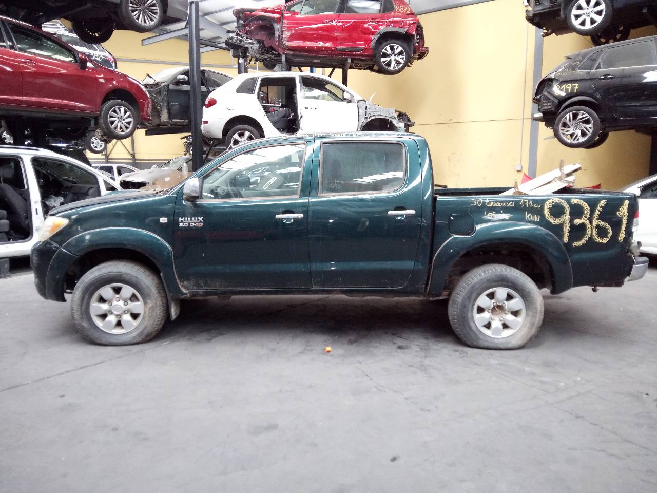 TOYOTA Hilux 7 generation (2005-2015) Стеклоподъемник задней правой двери 857200K020, E2-B4-4-1 24035808