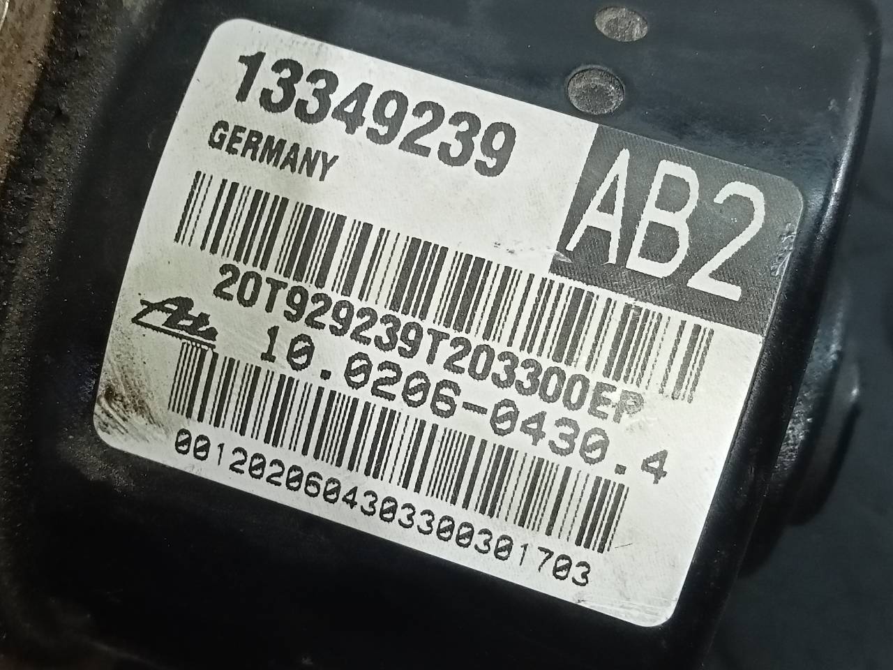 CHEVROLET Orlando 1 generation (2010-2015) ABS Pump 13349239,P3-A8-28-2 21798934