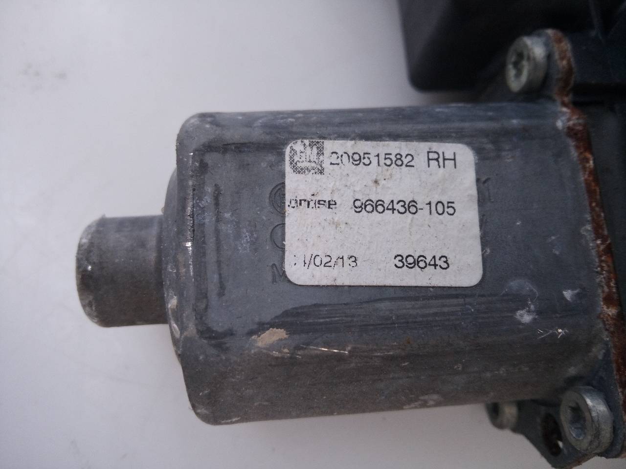 OPEL Astra J (2009-2020) Регулятор вікна правої передньої двері 20951582RH,966436105,E2-B6-49-1 21794185