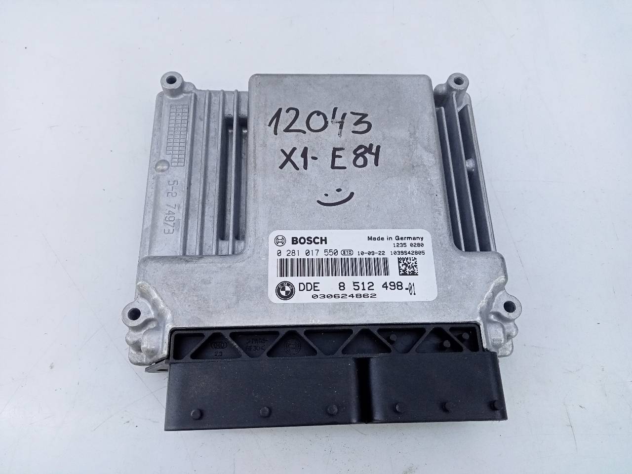 BMW X1 E84 (2009-2015) Engine Control Unit ECU 8512498, 0281017550, E3-A2-31-3 23303082