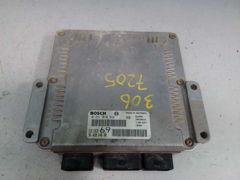 FIAT 306 1 generation (1993-2002) Engine Control Unit ECU 9642014880,0281010592,E3-B2-48-1 18564057