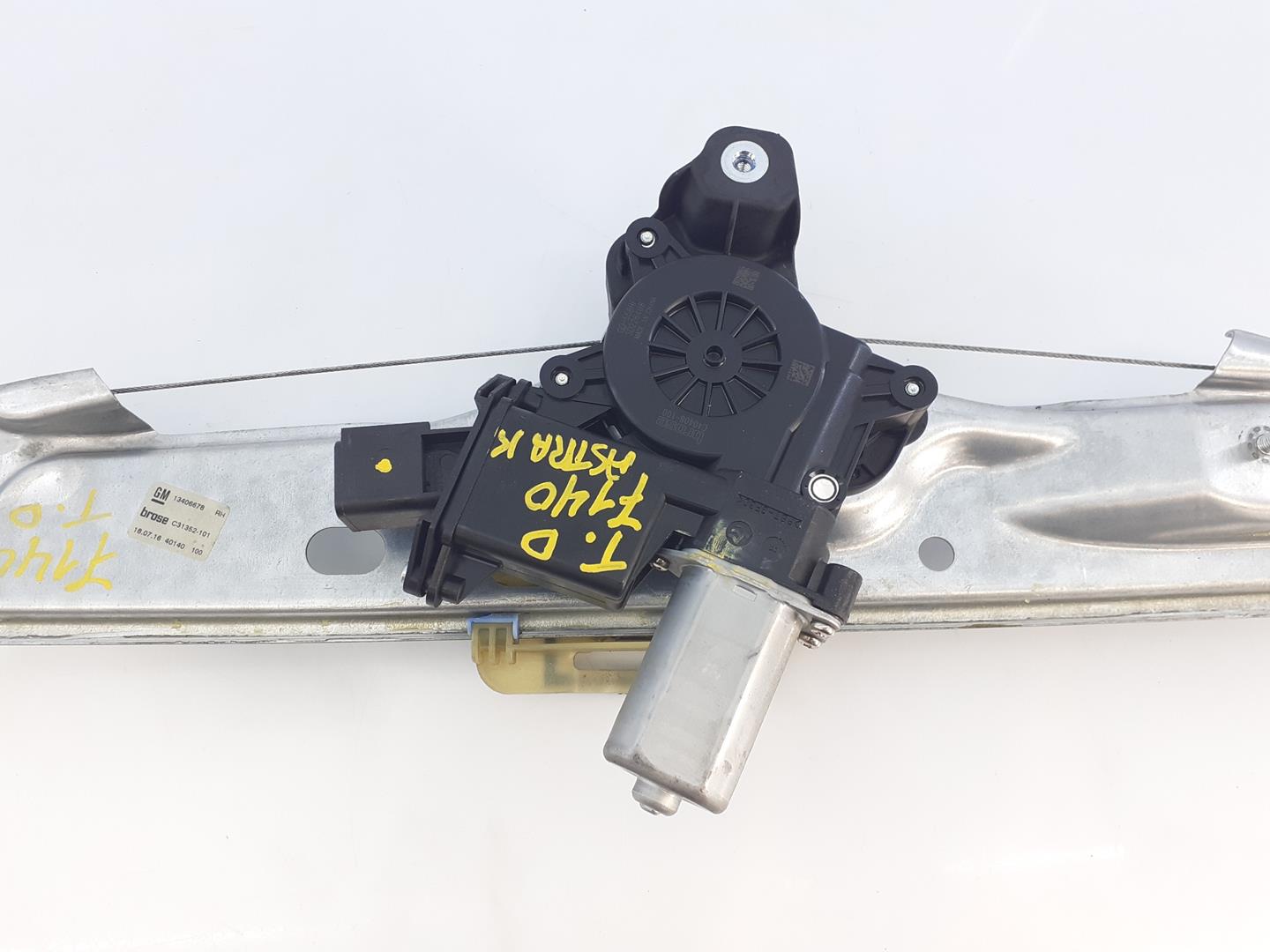 OPEL Astra K (2015-2021) Rear Right Door Window Regulator C46110100, E2-B6-4-1 18550848