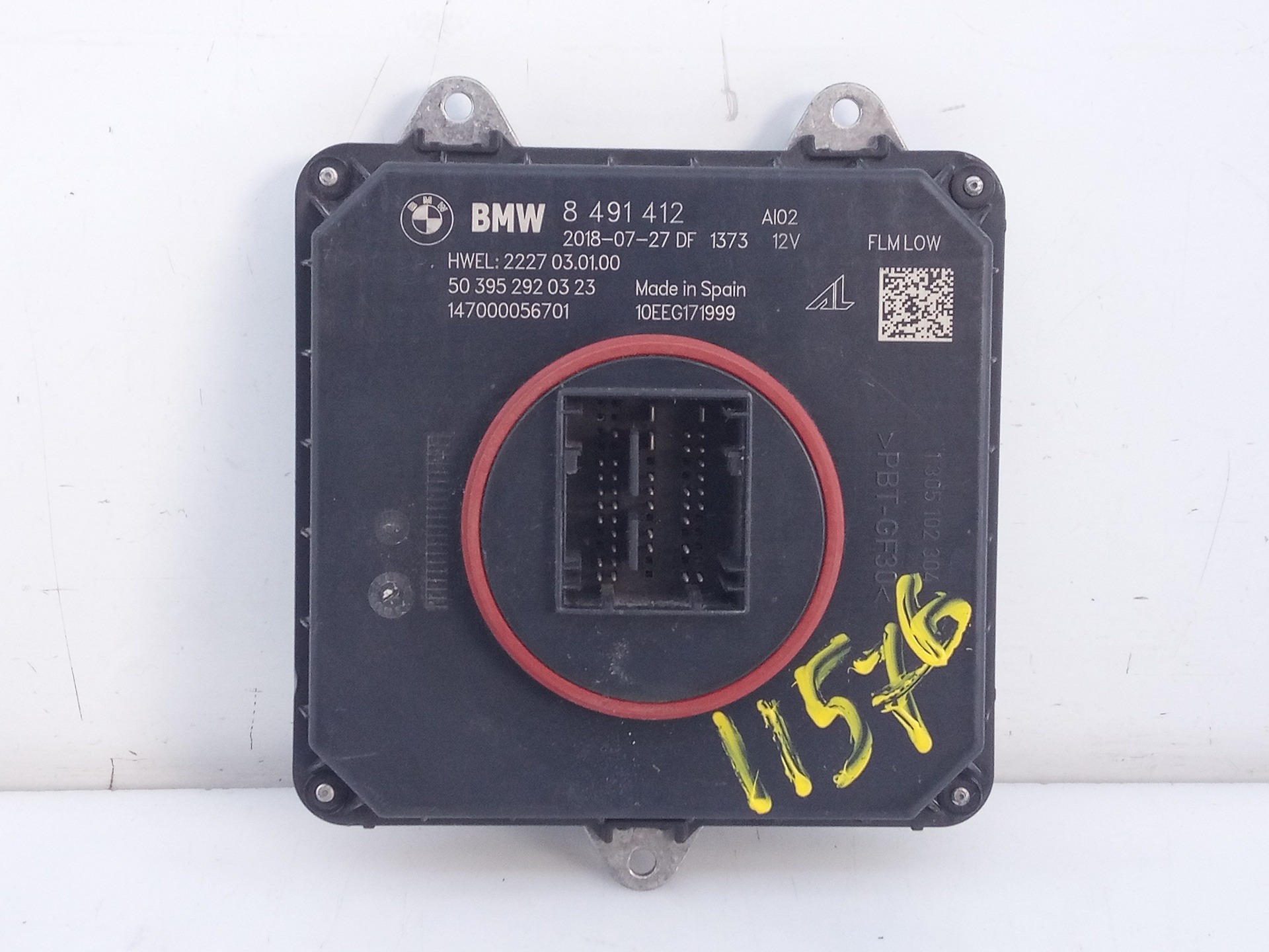 BMW 5 Series F10/F11 (2009-2017) Xenon Light Control Unit 8491412, E3-A2-23-1 21829760