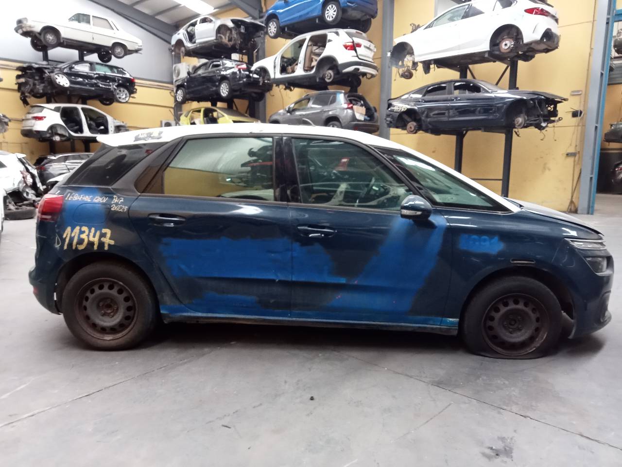 CITROËN C4 Picasso 2 generation (2013-2018) Elülső ablaktörlő szerkezet 9816172980, E1-A4-48-2 21829059