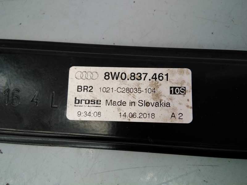 AUDI A4 B9/8W (2015-2024) Ρυθμιστής παραθύρου Αριστερής Προσόψεως Πόρτας 8W0959801,8W0837461,E1-B6-46-3 18573167