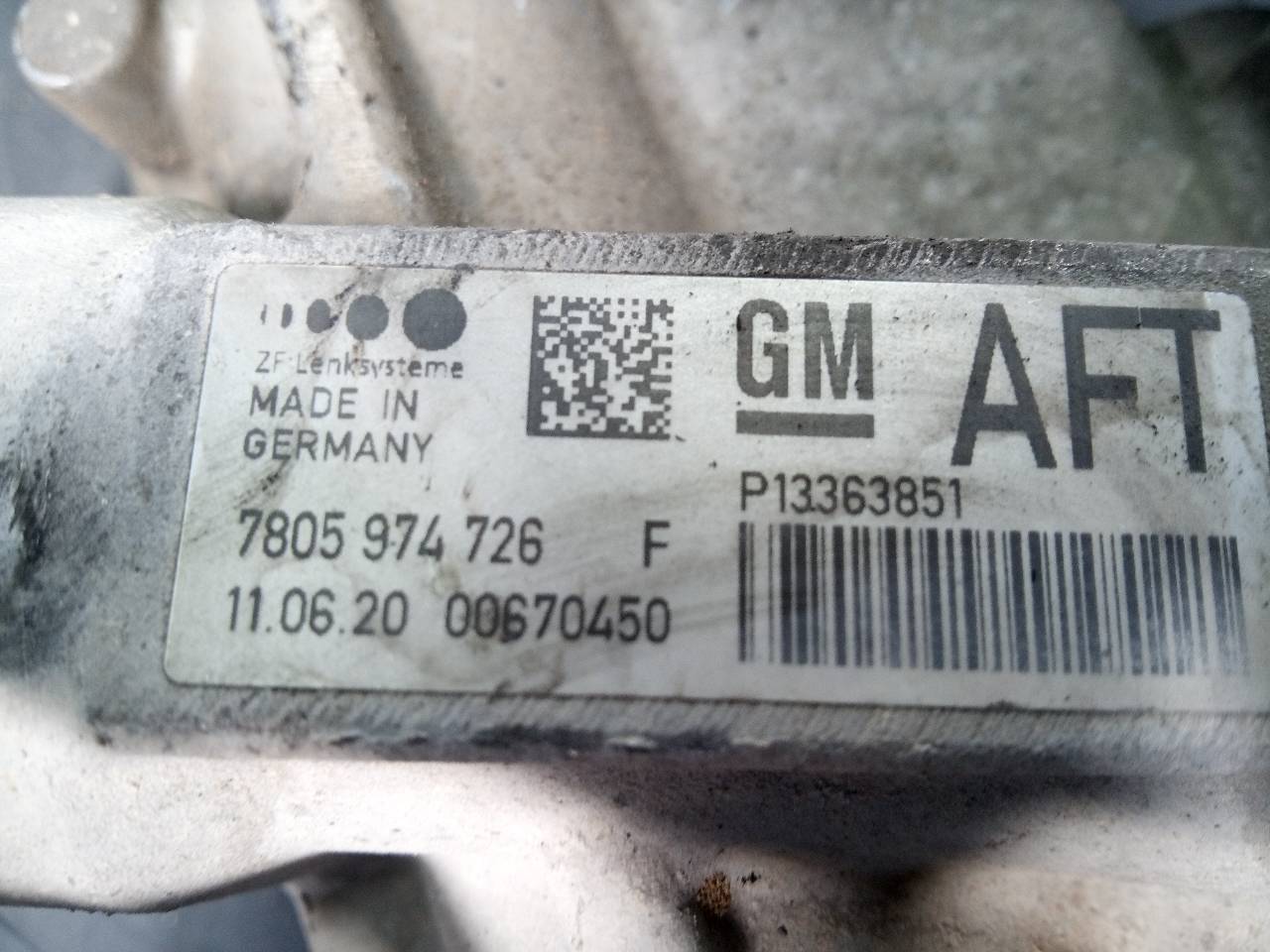 OPEL Astra J (2009-2020) Kormányműfogaslécek 7805974726,P1-B8-19 20965514