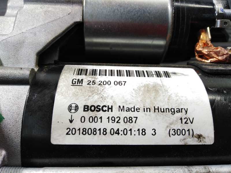 OPEL Mokka 1 generation (2012-2015) Starter Motor 25200067, 20180818, P3-A10-10-5 18415189