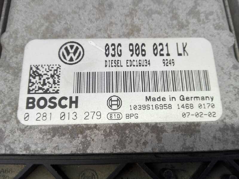 CHEVROLET Leon 2 generation (2005-2012) Motora vadības bloks 03G906021LK, 0281013279, E2-A1-9-1 18425476