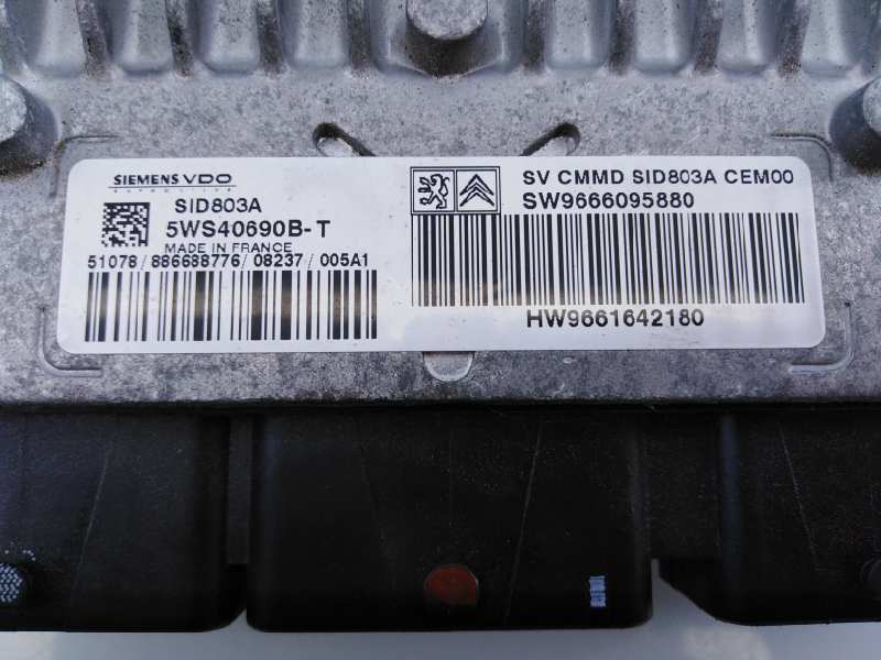 CITROËN C4 Picasso 1 generation (2006-2013) Unitate de control motor 5WS40690BT, 9666095880, E3-B2-44-1 18677547