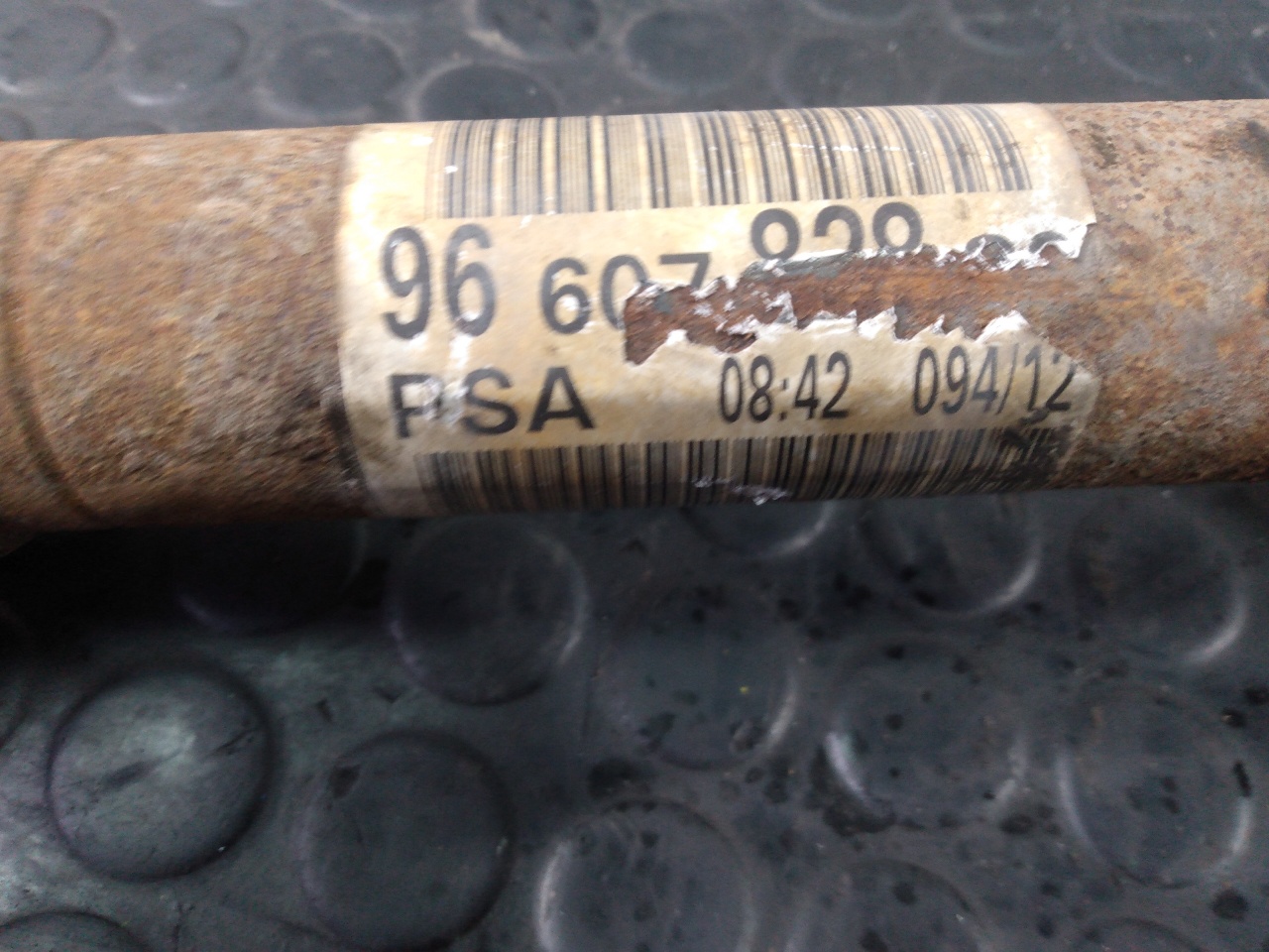 CITROËN Berlingo 2 generation (2008-2023) Передній правий карданний вал 9660782880,8NN40,P1-A6-47 20953846