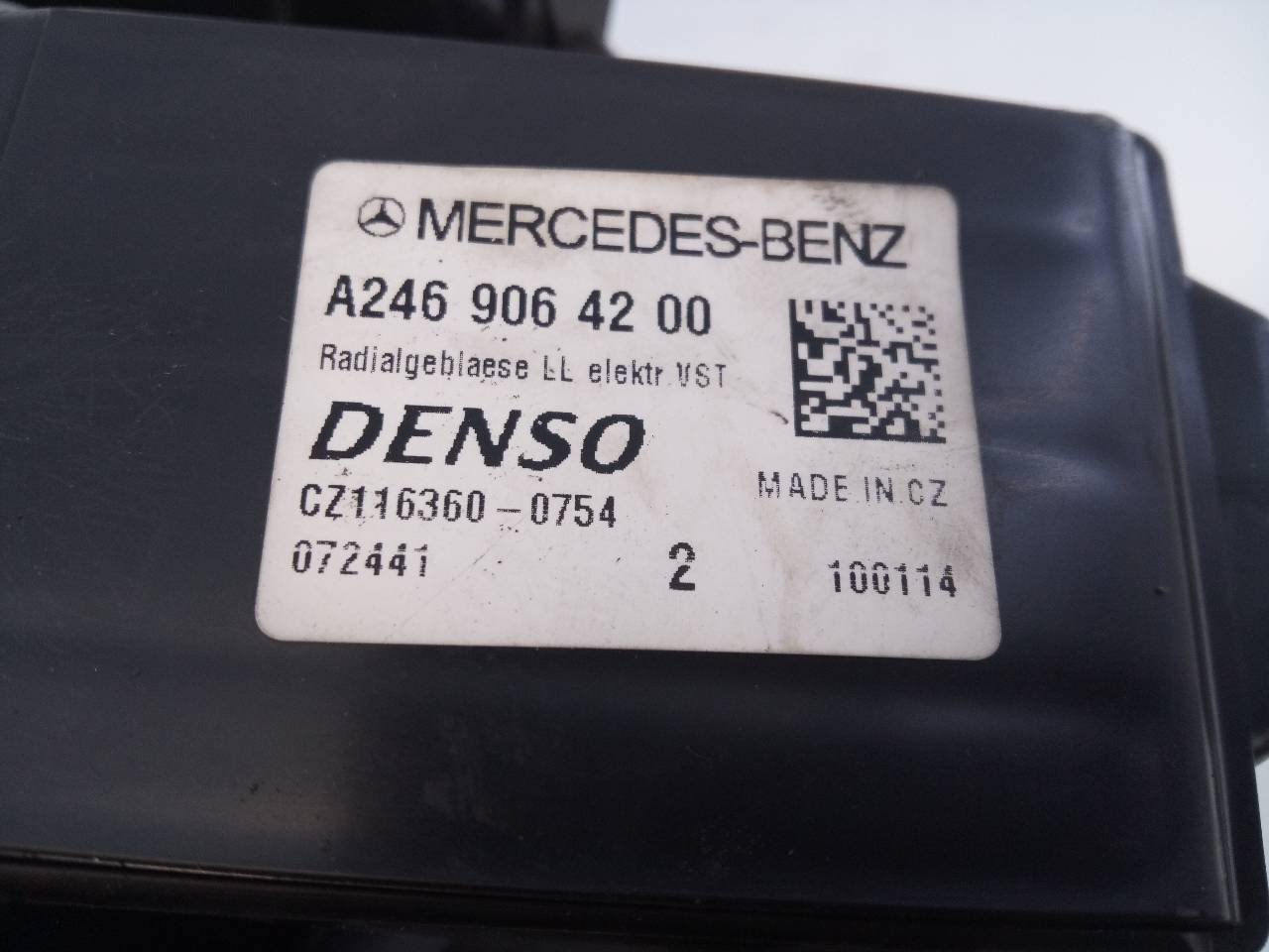 MERCEDES-BENZ A-Class W176 (2012-2018) Heater Blower Fan A2469064200, A2469064100, E3-A1-14-1 18706648
