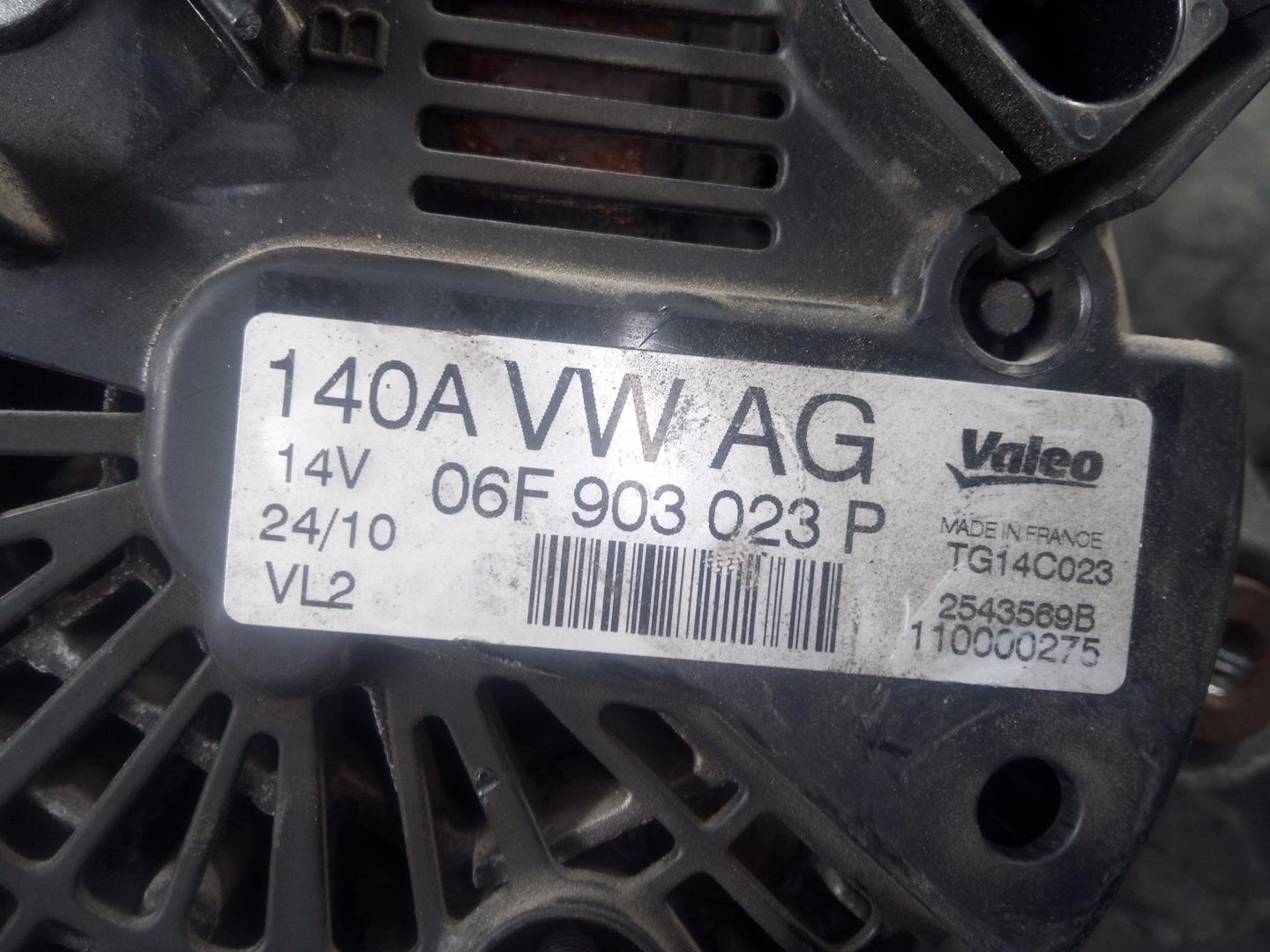 FIAT Exeo 1 generation (2009-2012) Alternator 06F903023P,P3-A5-8-1 18521634