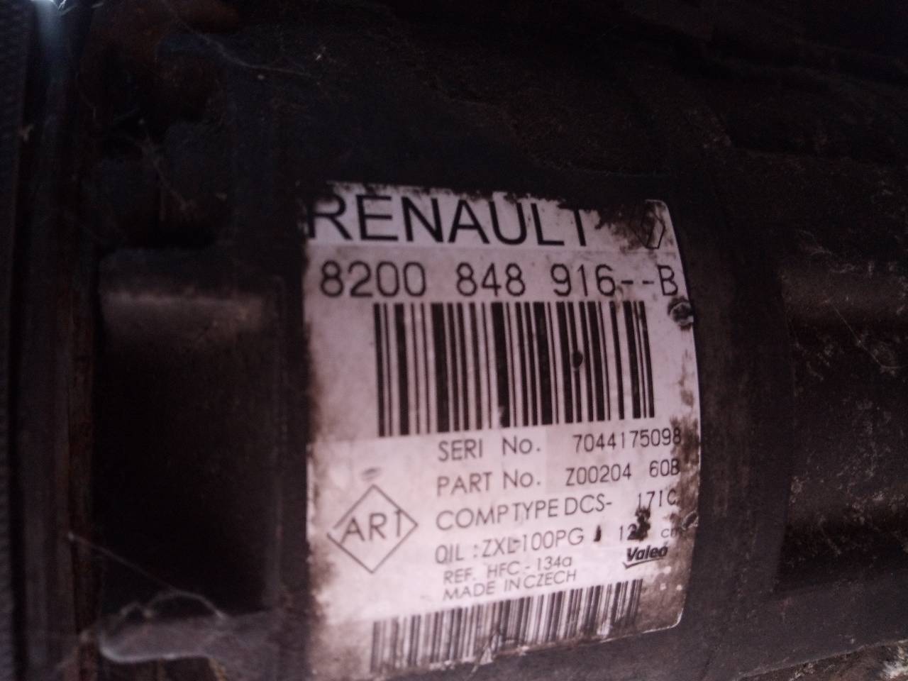 RENAULT Master 3 generation (2010-2023) Ilmastointipumppu 8200848916B+ 26273403