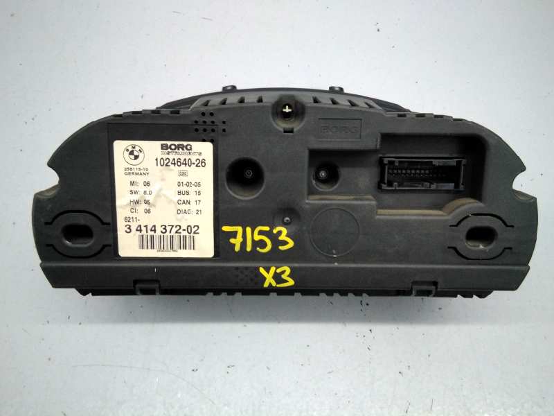 LANCIA X3 E83 (2003-2010) Speedometer 102464026, 341437202, E3-A2-40-3 18558104