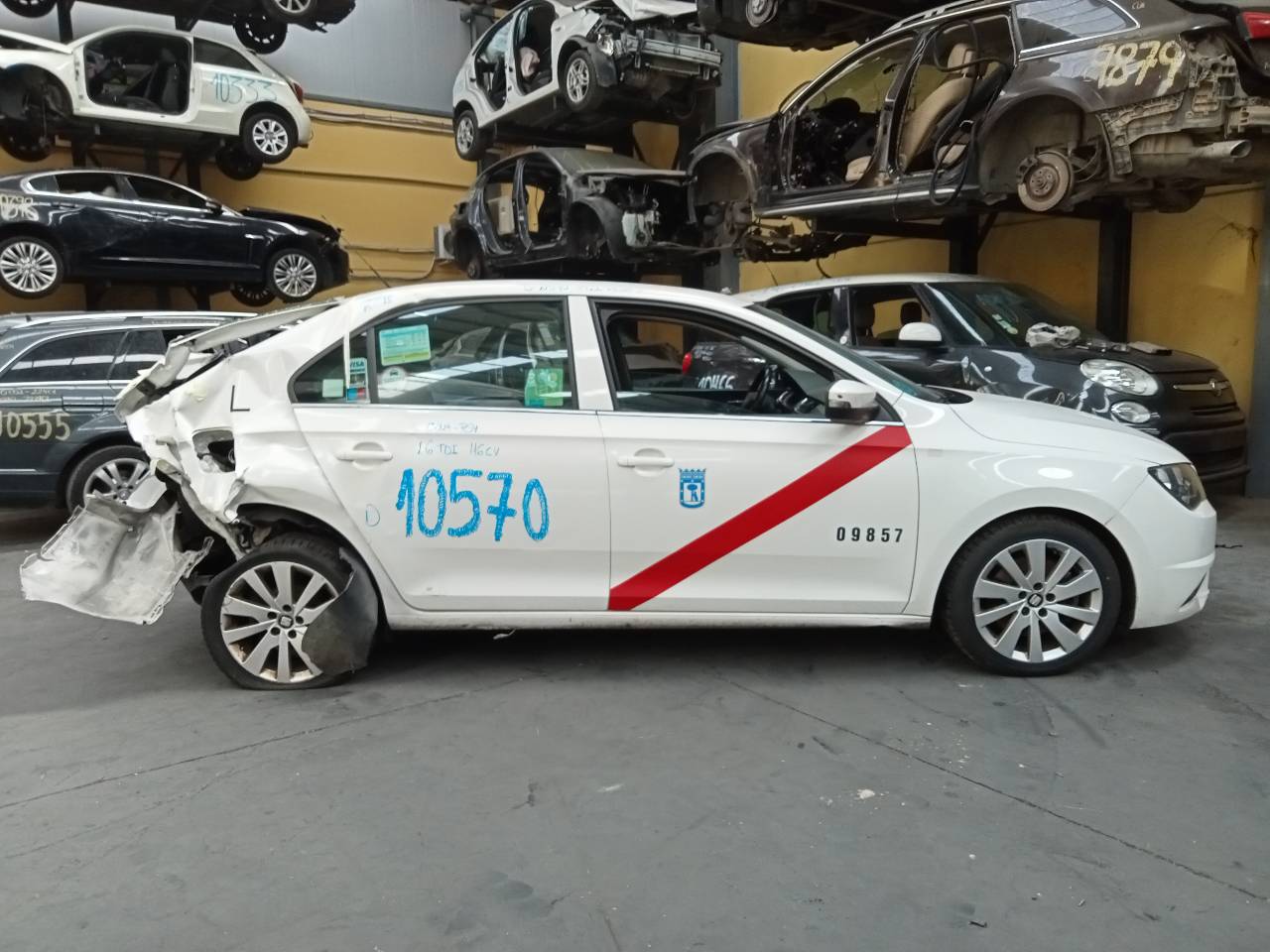 SEAT Toledo 4 generation (2012-2020) Замок задней левой двери 5E0839015A, E1-B6-48-2 20959339