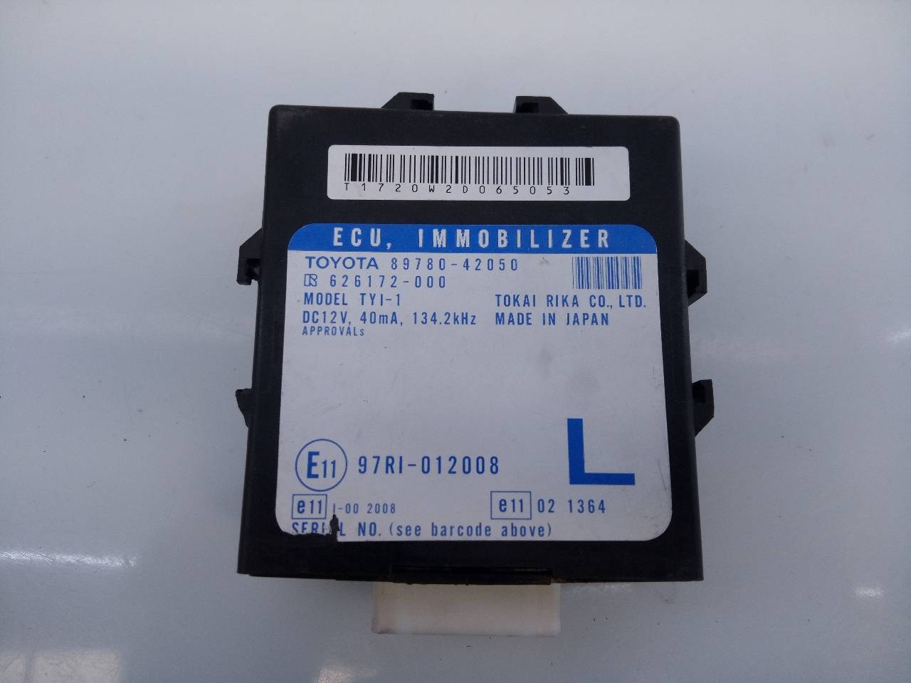 MERCEDES-BENZ RAV4 2 generation (XA20) (2000-2006) Other Control Units 8978042050, 626172000, E3-B2-35-1 21794695