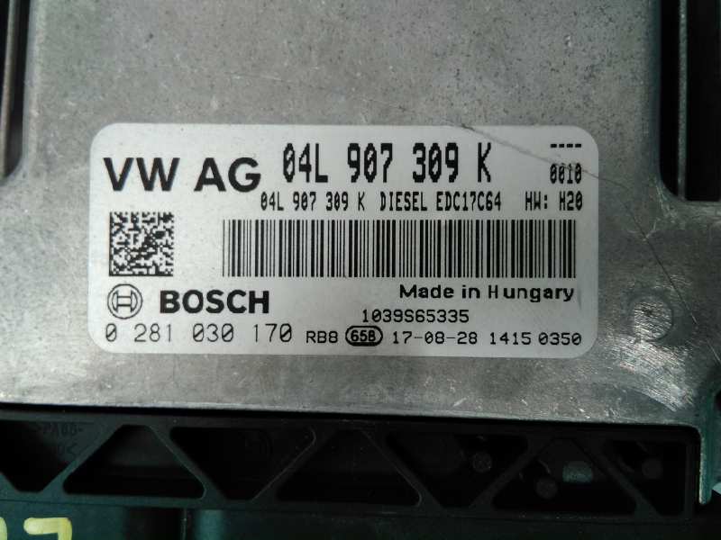 VOLKSWAGEN Caddy 4 generation (2015-2020) Motora vadības bloks 04L907309K,0281030170,E2-A1-7-2 18555869