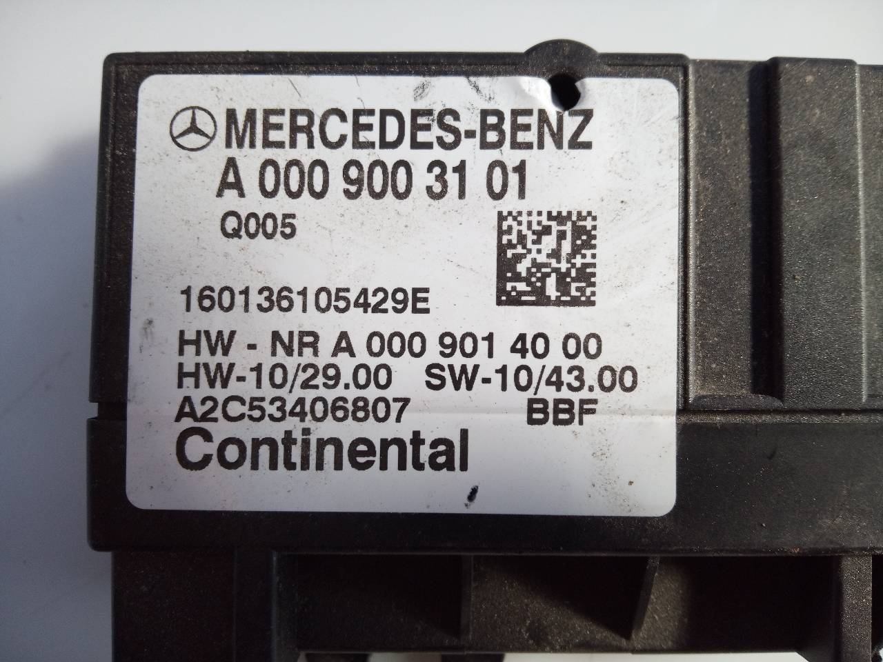 MERCEDES-BENZ GLE W166 (2015-2018) Citau veidu vadības bloki A0009003101, E3-A1-3-1 24066580