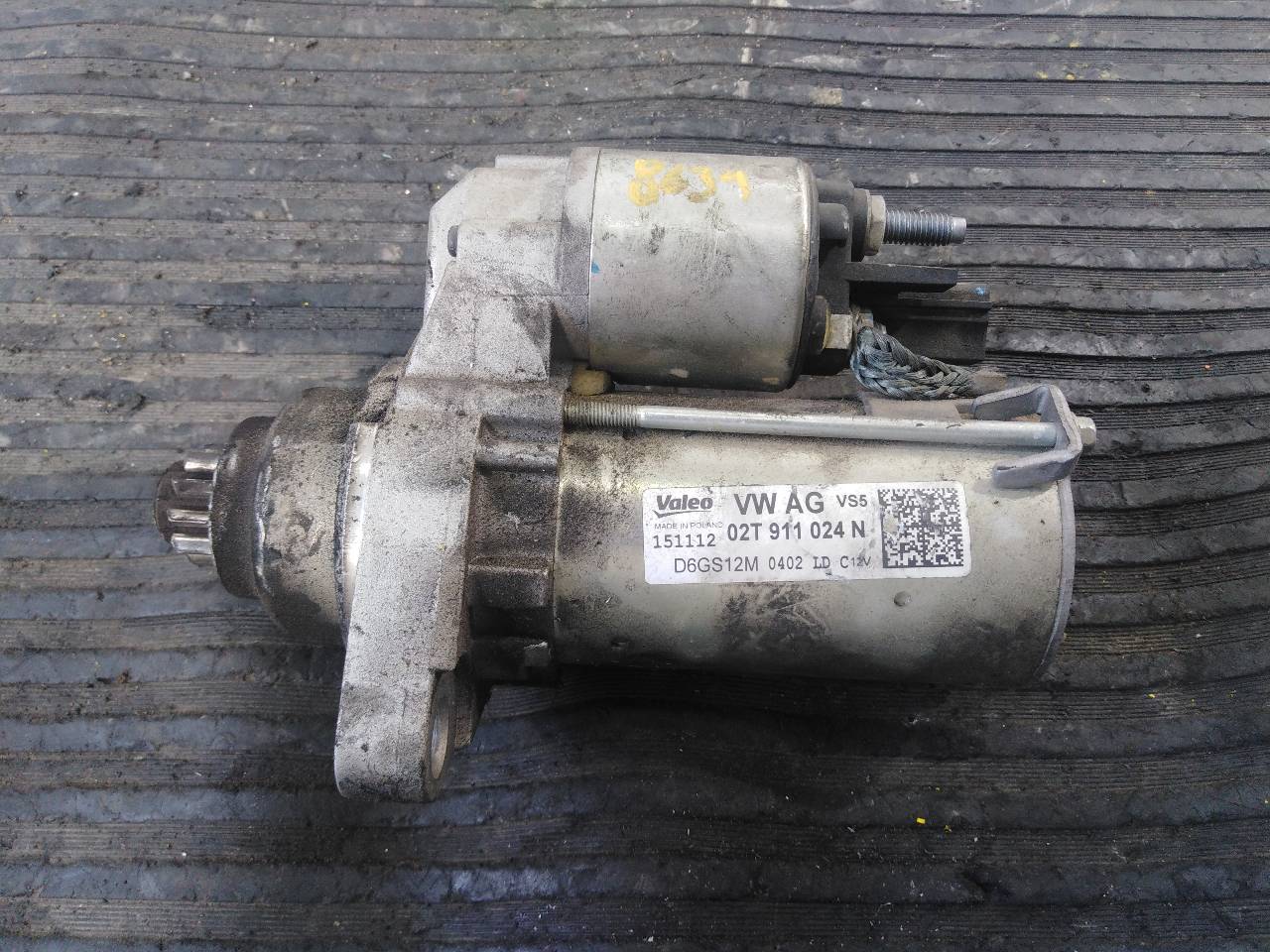 SEAT Ibiza 4 generation (2008-2017) Starter Motor 02T911024N,P3-B7-15-3 18699622