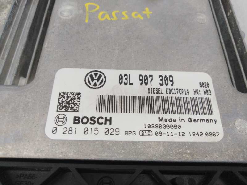 VOLKSWAGEN Passat CC 1 generation (2008-2017) Engine Control Unit ECU 03L907309, 1039S30090, E2-A1-24-1 18589391