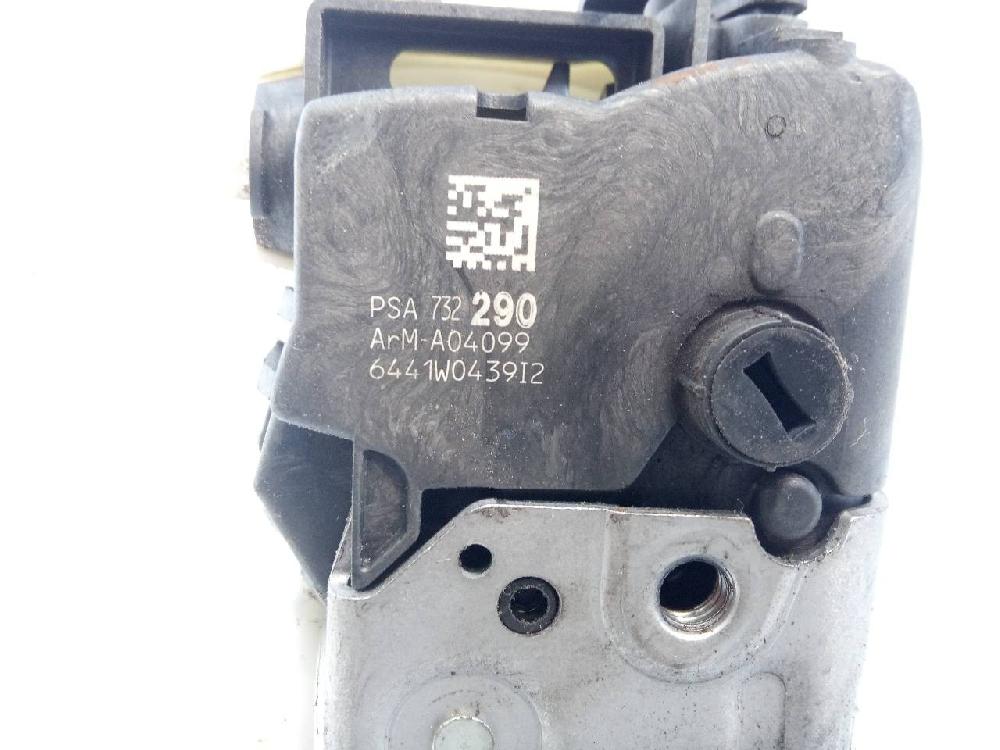 Cerradura puerta delantera derecha 9HR 732290 de Peugeot 3008 monospace (0u_) 2009-2016 114 CV - pieza usada