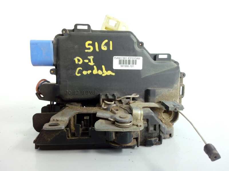 SEAT Cordoba 2 generation (1999-2009) Front Left Door Lock 6X1837013G, E1-B6-8-3 18406245